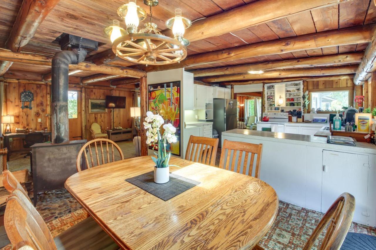 Rustic Bandon Log Cabin On 5 Acres Of Woodlands! Exterior foto