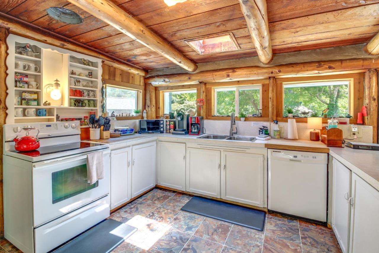 Rustic Bandon Log Cabin On 5 Acres Of Woodlands! Exterior foto