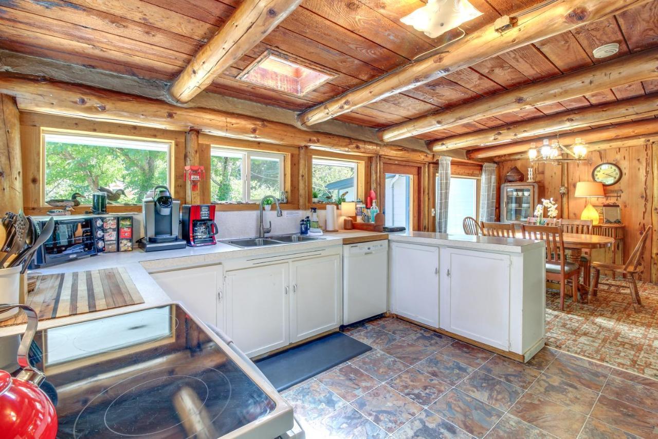 Rustic Bandon Log Cabin On 5 Acres Of Woodlands! Exterior foto